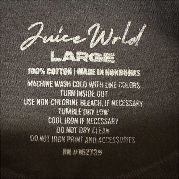 JUICE WRLD Graphic Tee Size Large - Picture 3 of 3